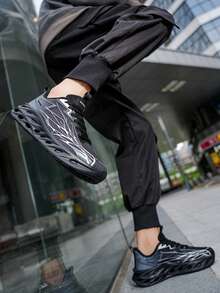 Pantofi de alergare ușori și respirabili pentru bărbați - Pantofi de fitness, jogging, mers pe jos - Cu talpă din PVC care absoarbe șocurile - Design cu șireturi - Pantofi de antrenament pentru toate anotimpurile - Stil minimalist și la modă - Potriviti pentru ocazii casual și formale, activități în aer liber, potrivire confortabilă, încălțăminte multifuncțională, stil de viață activ