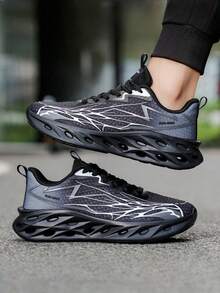 Pantofi de alergare ușori și respirabili pentru bărbați - Pantofi de fitness, jogging, mers pe jos - Cu talpă din PVC care absoarbe șocurile - Design cu șireturi - Pantofi de antrenament pentru toate anotimpurile - Stil minimalist și la modă - Potriviti pentru ocazii casual și formale, activități în aer liber, potrivire confortabilă, încălțăminte multifuncțională, stil de viață activ