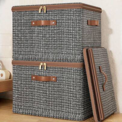 1 Stück Kleidung und Decken Aufbewahrungsbox Kleiderschrank spart Platz Aufbewahrungskorb für Outdoor-Transport, Handgepäcktasche zum Verpacken von Kleidung und Decken Aufbewahrungsbox