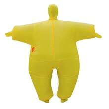 1pc Adult Inflatable White Silicone Costume, Suitable For Height 1.5-2m, Applicable For Christmas, Cosplay, Anime Roleplay, Party, Stage Performance And Masquerade Ball - Yellow - View 5