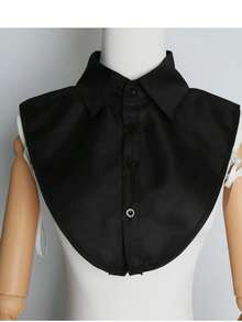 4pcs/1set Unisex Solid Color Detachable Pointed Collar, Shirt Collar, Versatile Collar Set For Dress For Christmas Decor - Handmade Fake Collar - View 12