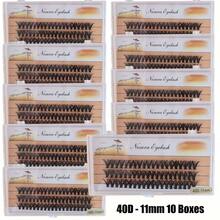 600pcs Thick C Curl 9-13mm Mixed Black DIY Eyelash Extension Kit, Creates Fluffy Natural-Looking Lashes, Includes DIY Eyelash Glue, DIY Remover, And DIY Eyelash Extension Tools - D - View 14