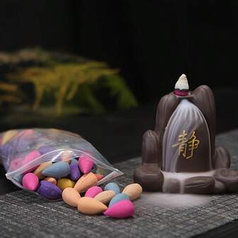 30/89/146/296 件混合香味回流香珠，甜美迷人的香气，适用于室内香薰，手工制作的温和香粒，适用于家庭、瑜伽、音乐、下午茶、冥想，创意家居香氛礼物