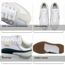 Puma 彪马 R78 尼龙复古轻便舒适休闲运动鞋，低帮系带，399250 - 彪馬白-松木綠-白色 - 查看 6