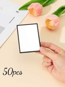 1 pieza/5 piezas/10 piezas/50 piezas Espejo compacto cuadrado, espejo de maquillaje para dormitorio de estudiante, espejo de bolsillo para viaje, maquillaje, barato, decoración de habitación, tocador, viaje, dormitorio, accesorios de maquillaje, espejo, espejo de tocador, mini espejo, espejo compacto, espejo pequeño, espejo de mano, barato, relleno de calcetines, maquillaje, herramientas de maquillaje, cosas baratas, regalos, regalos para mujeres, regalos de Navidad