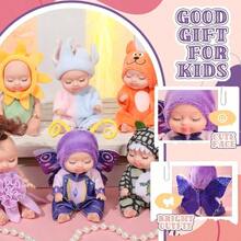 Hanaive 6 Pcs Mini Baby Dolls 4 Inch Easter Basket Dolls Tiny Reborn Cute Baby Dolls Lifelike Realistic Holiday Birthday Doll Gifts Set For Girls Toddlers Basket Stuffers Classic