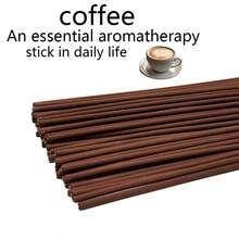 28/92/133/228支香薰咖啡香棒，高品质22厘米咖啡豆香竹香棒，适用于万圣节、圣诞节、瑜伽馆、家居香氛、办公室必备 - 彩色 - 查看 4