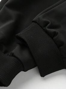 2pcs Tween Boy Retro Pop Style Raccoon Print Round Neck Sweatshirt+Retro Pop Style Raccoon Print Pants Suit Autumn Winter Collection - Multicolor - View 10