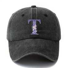 Fashionable And Versatile Washed Baseball Cap, Unisex Hat With  Printed Letters, Casual Outdoor Cap,  Hip-Hop Style, Perfect For Vacations And Camping, Ideal Gift For Boyfriends And Girlfriends - L - View 17