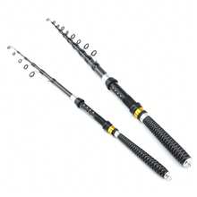Lerutwis Joran Pancing Paduan Karbon Sensitif yang Dapat Diatur Panjangnya 1,8m-3,0m dengan Dudukan Reel, Lembut & Ringan, Joran Pancing Multifungsi yang Dapat Ditarik dan Diputar, Portabel untuk Memancing Jarak Pendek - MultiWarna - View 3