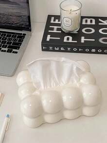 1pc Large Size Living Room Table Light Luxury Home Table Table Table Desktop Paper Box Spring Paper Box Cloud Tissue Box - Multicolor - View 5