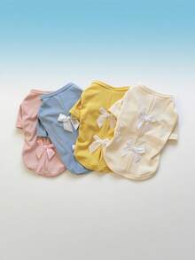 Hundesweater für kleine und mittlere Hunde, warmes Haustier T-Shirt, Hundemode, Katzen-Welpen-Outfit, Hundesweater für Teddy, Chihuahua, Schnauzer, weicher Hundesweater mit warmem Haustier T-Shirt für kleine und mittlere Hunde, Katzen-Welpen-Outfit, Katzenbekleidung, Chihuahua, Teddy, Hunde T-Shirts und Tanktops - süße einfarbige Welpen-Kleidung für kleine und mittlere Hunde, perfekt für Frühling und Winter