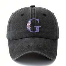 Fashionable And Versatile Washed Baseball Cap, Unisex Hat With  Printed Letters, Casual Outdoor Cap,  Hip-Hop Style, Perfect For Vacations And Camping, Ideal Gift For Boyfriends And Girlfriends - L - View 11