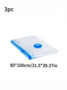 Túi lưu trữ nén chân không dày, thích hợp cho quần áo, chăn, áo khoác lông vũ, túi lưu trữ chống ẩm chống mối mọt đóng gói chân không, dụng cụ sắp xếp khi đi du lịch - Trong sáng - Xem 23