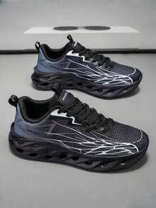 Pantofi de alergare ușori și respirabili pentru bărbați - Pantofi de fitness, jogging, mers pe jos - Cu talpă din PVC care absoarbe șocurile - Design cu șireturi - Pantofi de antrenament pentru toate anotimpurile - Stil minimalist și la modă - Potriviti pentru ocazii casual și formale, activități în aer liber, potrivire confortabilă, încălțăminte multifuncțională, stil de viață activ