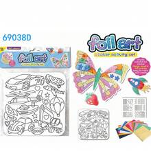 لعب حرفية من رقائق الألومنيوم DIY، ملصقات ملونة مصنوعة يدويًا، ملصقات كرتونية للحيوانات والفواكه والآيس كريم والحيوانات البحرية، مناسبة للخريف/الشتاء، عيد الميلاد، هالوين، المناسبات. تشجيع الأطفال على الإبداع بأنفسهم، ألعاب البنات، مفاجأة المناسبات. ملصقات رائعة لتزيين قصة الشتاء الخيالية مع طفلك الصغير. - متعدد الألوان - مشاهدة 16