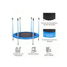 Trampoline Jumping Tumbling Children's Jumping Mat Color Black - Blue - View 4