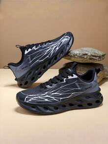 Pantofi de alergare ușori și respirabili pentru bărbați - Pantofi de fitness, jogging, mers pe jos - Cu talpă din PVC care absoarbe șocurile - Design cu șireturi - Pantofi de antrenament pentru toate anotimpurile - Stil minimalist și la modă - Potriviti pentru ocazii casual și formale, activități în aer liber, potrivire confortabilă, încălțăminte multifuncțională, stil de viață activ