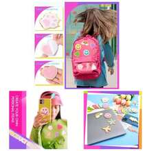 40 Pcs Self Adhesive Chenille Patches Colorful Cute Chenille Embroidered Patches Glitter Chenille Patches Sticker Applique Clothing Fabric Backpack Repair DecorCute