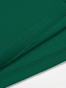 Camiseta de Cuello Redondo Simple y Estilosa, Ropa Casual Versátil para Hombres, Adecuada para Diversas Ocasiones - Verde oscuro - Ver 5