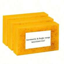 Turmeric & Kojic Soap,All Skin Friendly Cleaning Soap, Fresh And Pleasant Fragrance, Rich Foam, Super Easy To Use  Skin Care  Skincare Skin Care Products Skin Care Sets GI7X - 黃色 - 查看 3