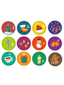 200pcs Christmas Gift Stickers, Self-Adhesive And Multi-Purpose Christmas Decoration Labels For Gift Wrapping, General Purpose Self-Adhesive Labels, Multi-Style, Christmas Decorations, Christmas, Christmas Crafts, Christmas Gifts, Multi-Purpose Holiday Decoration Labels, For Holiday Gift Wrapping, Daily General Purpose Self-Adhesive Labels