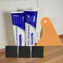 2pcs 250g Wall Repair Paste: White Filler + Magic Tool, Glue-Free & Odorless, DIY Wall Hole & Crack Repair - one-size - View 3