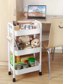 5/4/3-Tier Rolling Storage Cart, Underwear Organizer, Thick Tubes, Strong Load-Bearing Capacity, Multi-Layer Storage Rack, Suitable For Kitchen, Bedroom, And Outdoor Camping, Plastic Design, Multifunctional Storage Cart | Stylish Modern Shelf | Sturdy Storage Rack, Great For Halloween, Christmas Gifts