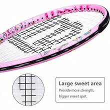 Raqueta de Tenis LUNNADE para Niños Junior, Raqueta de Tenis Juvenil de 19/21/23/25 Pulgadas con Funda, Adecuada para Niños y Niñas Principiantes de 3 a 12 Años