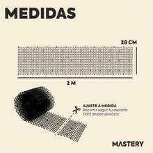 Tapete para Gatos Que disuade la excavación - Tiras de Red Gatos y Dispositivos repelentes de Mascotas para Interiores y Exteriores, tamaño Personalizable de 2 x 28 (12 pz Unidas) - 1 - Ver 7