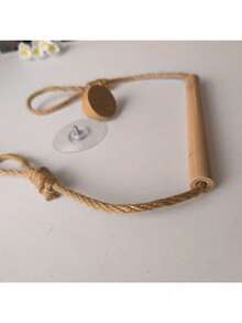 1/2 Stück dekorative hängende Toilettenpapier-Handtuchhalter - platzsparender Badezimmer-Papierrollenspender mit einfachem Rollenwechsel - stilvolle Badezimmeraccessoires für moderne Häuser, Haushaltswaren, Tisch, Heimdekoration, Heimorganisation und Aufbewahrung - Braun - Übersicht 4