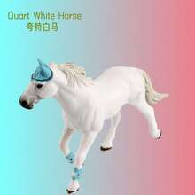 仿真马模型，包括弗里斯兰母马、克莱兹代尔马、卢西塔诺马、小马驹、装饰展示玩具