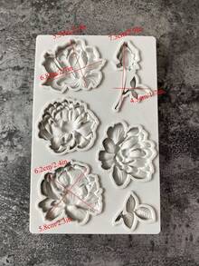 1 Pc Relief Bird /Spring Flower Pattern Silicone Mold Resin Mold DIY - Light Grey - View 5