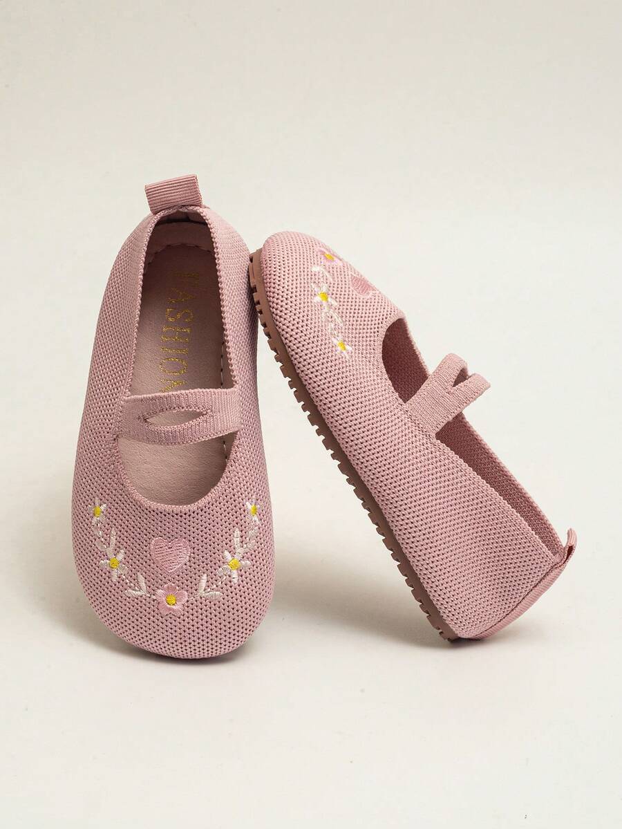 2025 Boys' And Girls' Must-Have Fashionable Flats For Early Autumn! Cloud-Fitting Soles! Hook And Loop Design For Easy On And Off. Hurry Up And Grab Them!" - 粉色 - 查看 1