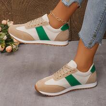 女士时尚休闲平底鞋，女士派对和运动运动鞋，新款舒适运动鞋