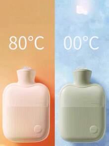 Water-Filled Plush Hot Water Bottle, Anti-Explosion Foot Warmer & Bed Warmer, Cute Hand Warmer - Multicolor - View 11