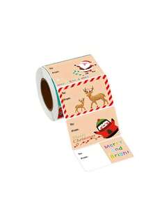 200pcs Christmas Gift Stickers, Self-Adhesive And Multi-Purpose Christmas Decoration Labels For Gift Wrapping, General Purpose Self-Adhesive Labels, Multi-Style, Christmas Decorations, Christmas, Christmas Crafts, Christmas Gifts, Multi-Purpose Holiday Decoration Labels, For Holiday Gift Wrapping, Daily General Purpose Self-Adhesive Labels