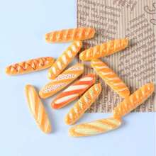 5 件逼真的面包和蛋糕复制模型玩具、装饰道具、面包店的随机款式 - 彩色 - 查看 10