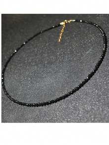 2025 新款水晶串珠项链，波西米亚风格女式颈链