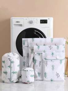 1件内衣洗衣袋，印花细网衣物护理袋套装，大号网眼胸罩护理袋，洗衣网袋 - 彩色 - 查看 13