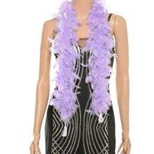 1 件人造羽毛围巾非常适合女士服装配饰派对舞蹈装扮节日圣诞树装饰手工制作 DIY 万圣节 - A - 查看 15