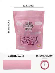 1 Pack (150pcs/Pack) Brand New Pre-Rolled Paper Filters, Cigarette Filter Tips, 7mm Ultra Thin Filters, Smoking Accessories, Gift For Smokers, Back To School Supplies - Multicolor - View 2