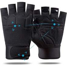Guantes de Fitness,Guantes de Fitness para Hombres,Guantes de Fitness para Mujeres,Adecuados para Levantamiento de Pesas,Entrenamiento,Fitness,Suspensión,Dominadas,Guantes de Ciclismo - CH - Ver 1