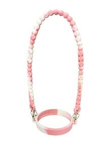 1pc Silicone Water Bottle Handle Hanging Rope, Suitable For 8-40 Ounce Bottles As A Universal Accessory, Suitable For Outdoor Travel, Sports And Leisure Walking, Water Bottle Sling - 彩色 - 查看 18