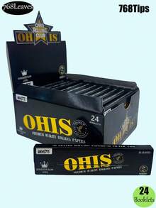 768 fogli di cartine per sigarette + 768 filtri monouso/1 scatola 110mm 32 fogli + 32 fogli/libretto filtri monouso + accessori per arrotolare a mano - cartine non candeggiati - carta gommata naturale araba - cartine 110MM - carta per sigarette classica extra sottile che brucia in modo uniforme. Regali di Natale, regali di Ognissanti, vari regali di compleanno.