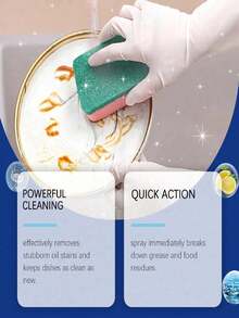 JAYSUING 120ml Dishwashing Spray, Kitchenware Cleaner, Grease Remover, Gentle Dish Washing Liquid - Multicolor - View 6