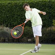 Raqueta de Tenis LUNNADE para Niños Junior, Raqueta de Tenis Juvenil de 19/21/23/25 Pulgadas con Funda, Adecuada para Niños y Niñas Principiantes de 3 a 12 Años - Naranja - Ver 9
