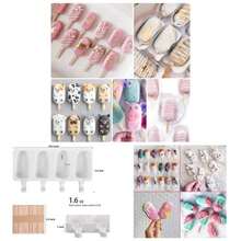 3 Pack Large Popsicle Molds 4 Cavities Cake Silicone Molds Oval Cakesicle Molds Homemade With Wooden Sticks
