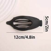 4pcs/Set Oval Alligator Hair Clip Slouchy Elegant Hair Accessories, Hair Clips, Barrettes For Women, Birthday/Holiday Gift, Travel Essentials, Travel Essential, Hairstyle, Hairdressing, Hair, Travel, Hair Products, Hair Tools, Hair Stuff, Barber, Barber Accessories, Barbershop, Hairdressing Equipment