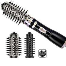 三合一旋转吹风机刷套装 - 旋转吹风机配有 2 个可互换刷头（1.5 英寸和 2 英寸），是送给女性丰盈/干燥/拉直/卷发的完美礼物 - 英規插(220-240V) - 查看 14